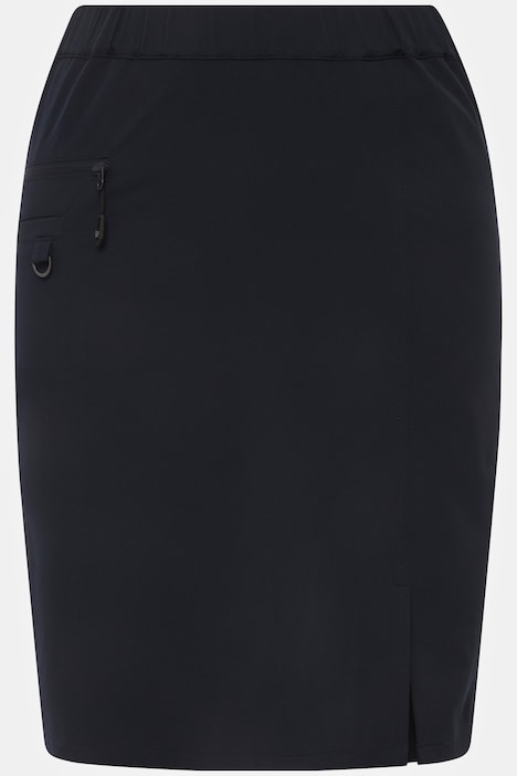 Skort, wasserabweisend, Elastikbund, Saumschlitz