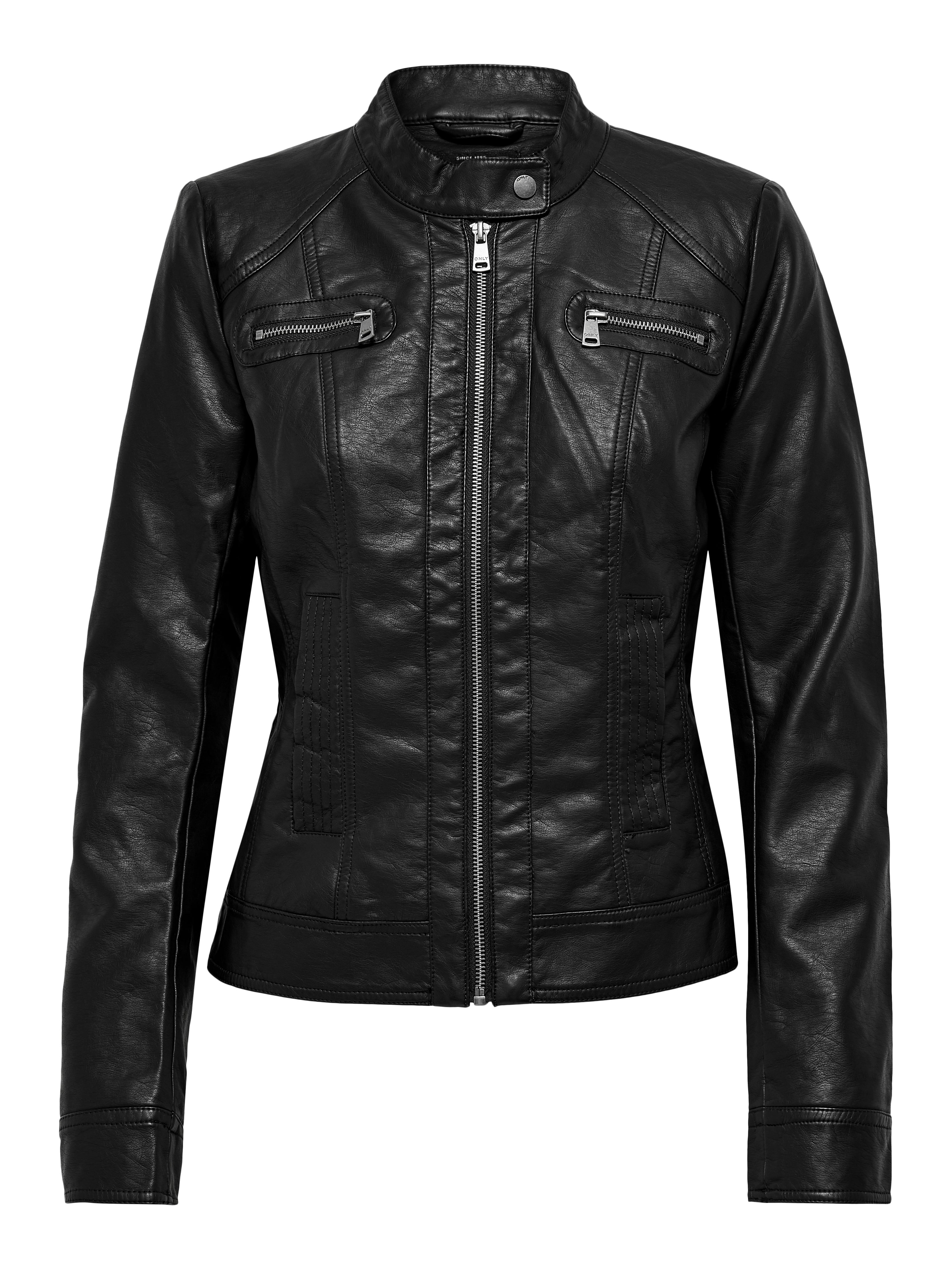 ONLBANDIT Kunstlederjacke Black