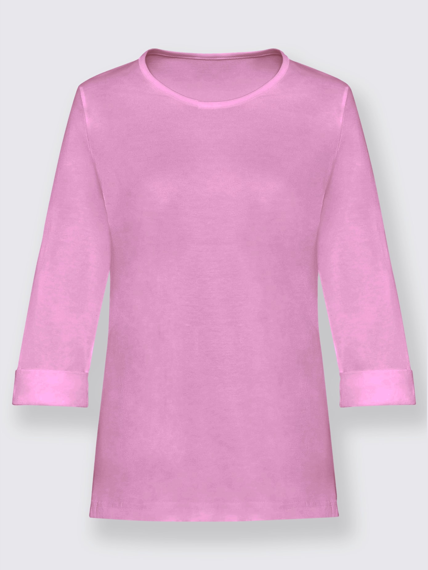 T-shirt femme confortable manches 3/4 à revers