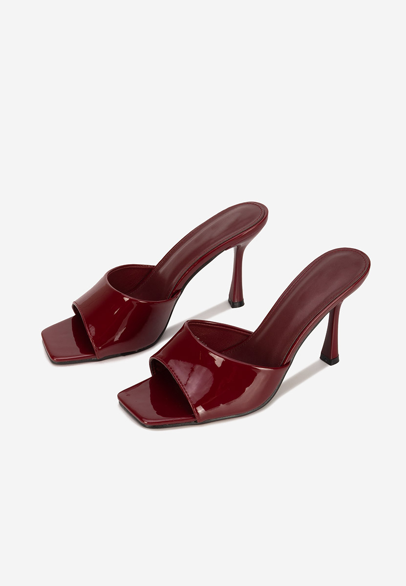 Mules a talon bordeaux Eliseia