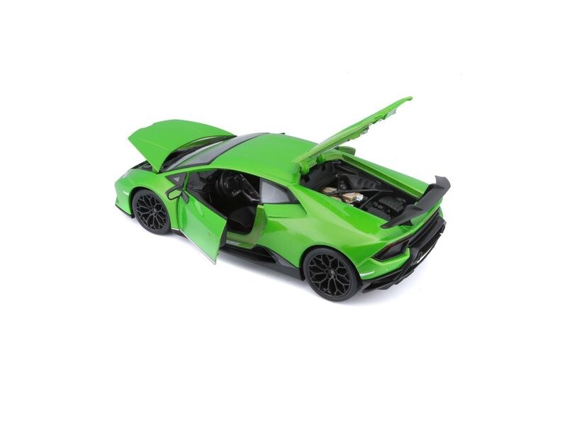 Maisto Sportwagen Lamborghini Huracan Perf 1:18, Grün Sammlermodell im Massstab 1:18