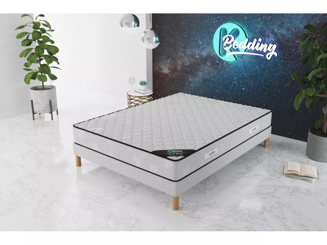 Ensemble matelas Medicaltex + sommier 140x190 hauteur 20cm