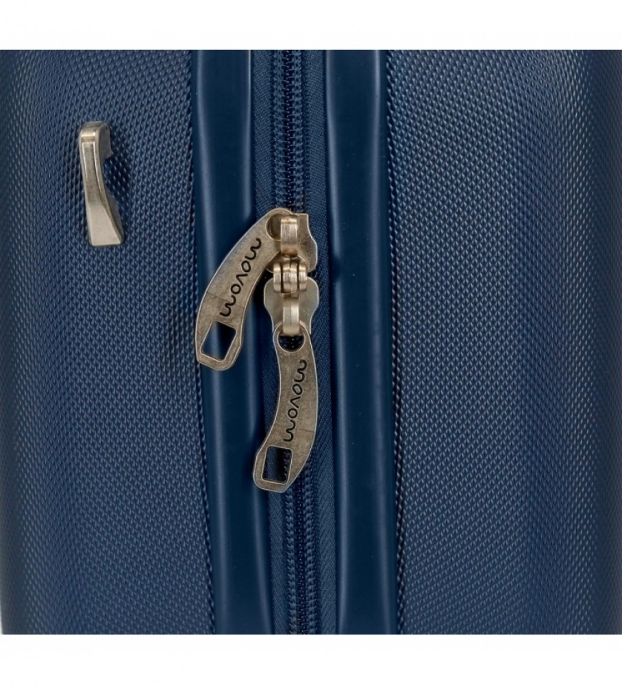 Nécessaire Movom Riga ABS, adaptável, azul marinho - 29x21x15cm -