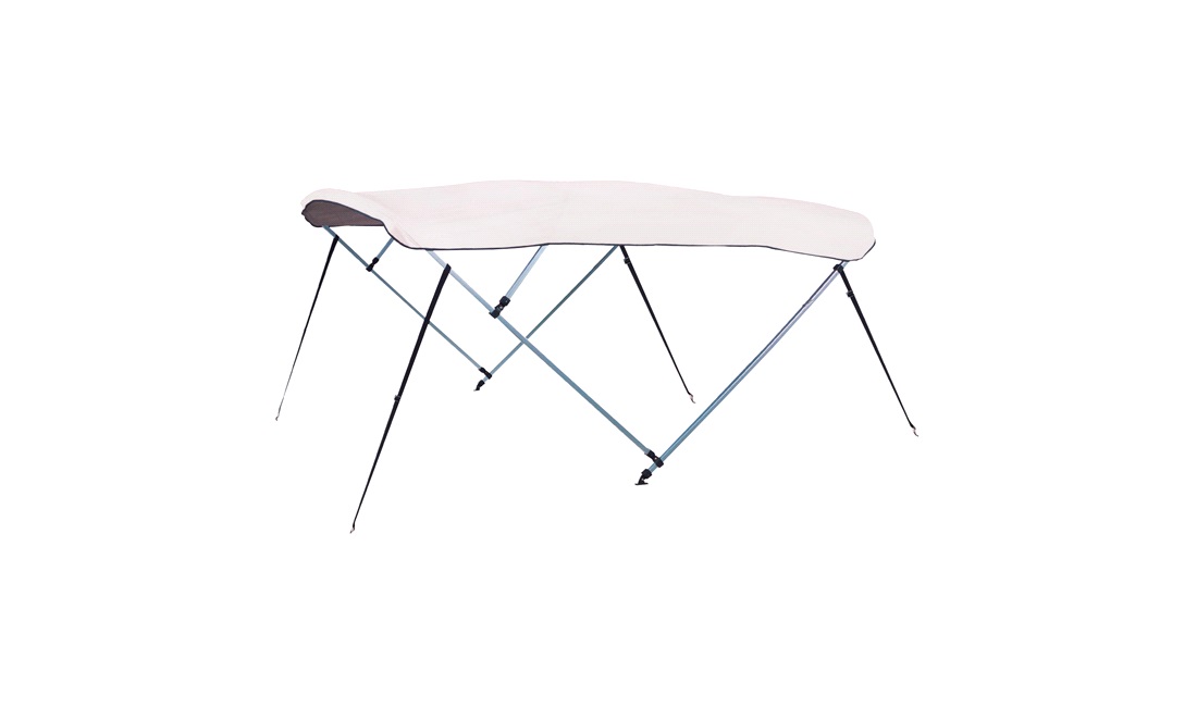 Bimini top 3-arm alu. rør Ø25mm hvid