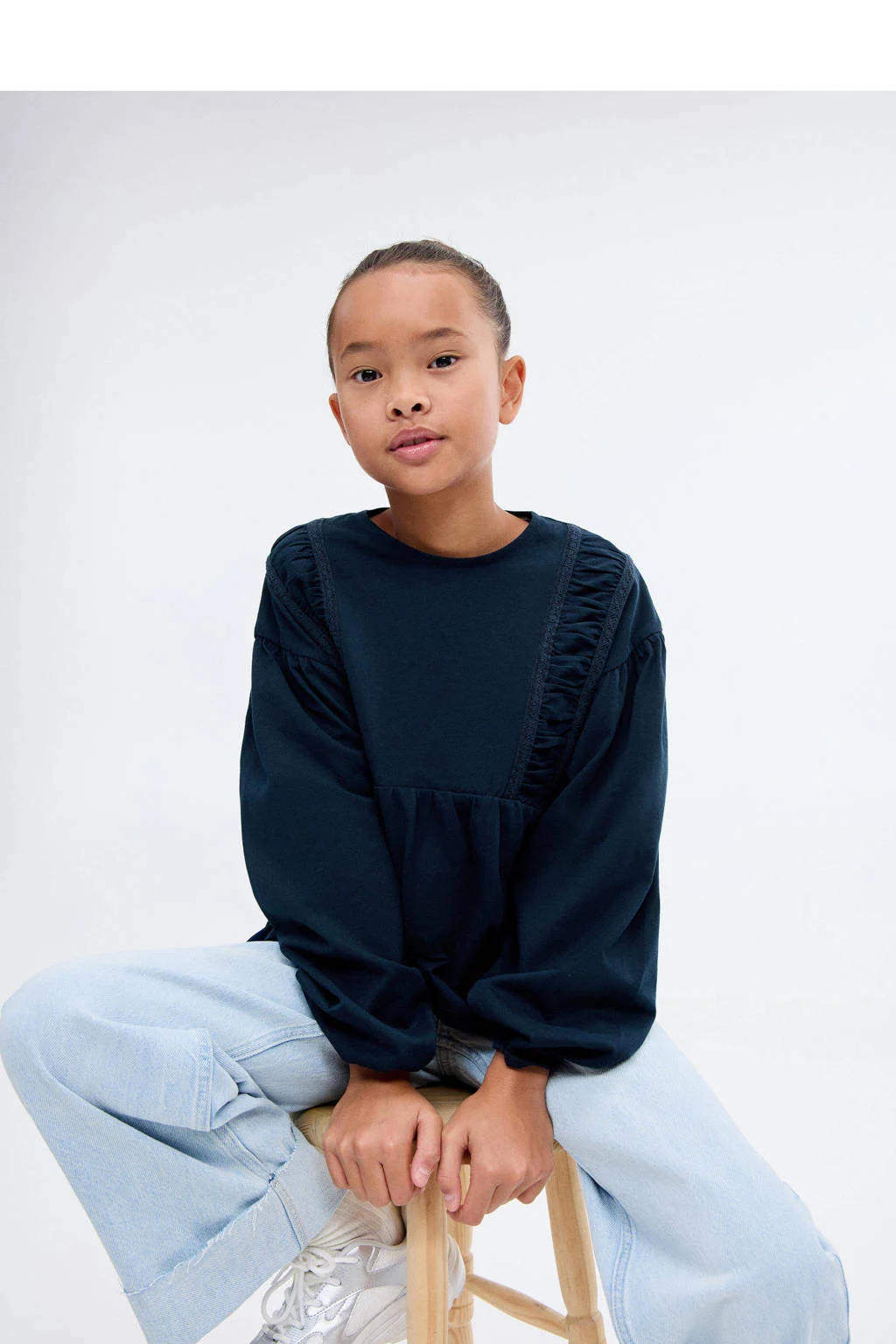 Mango Kids blousetop marine