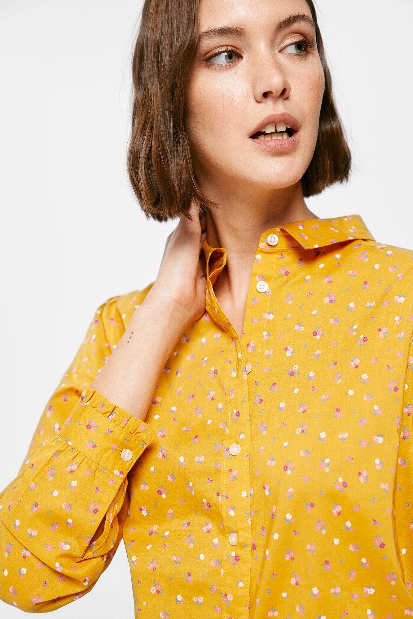 Blusa Liberty com estampa floral