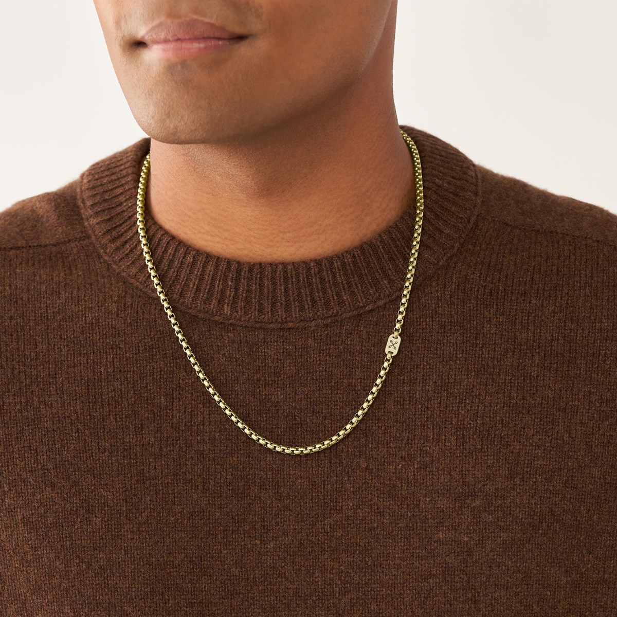 Collier Fossil Adventurer doré