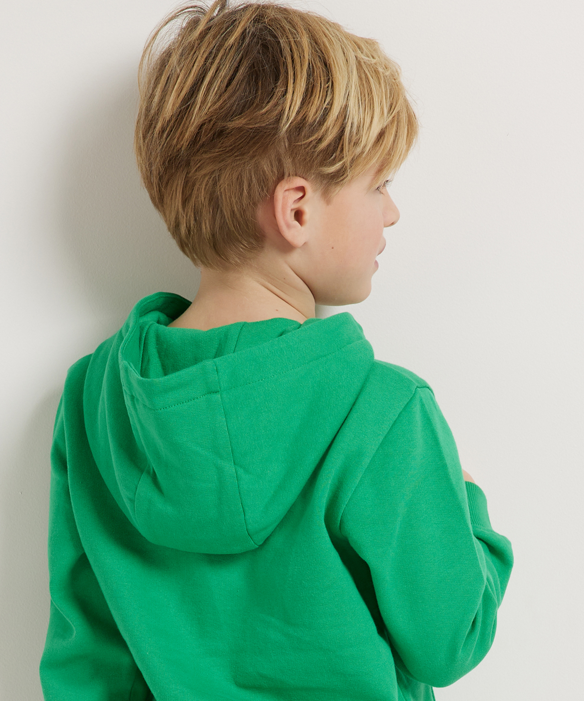 hoodie met tekstprint
