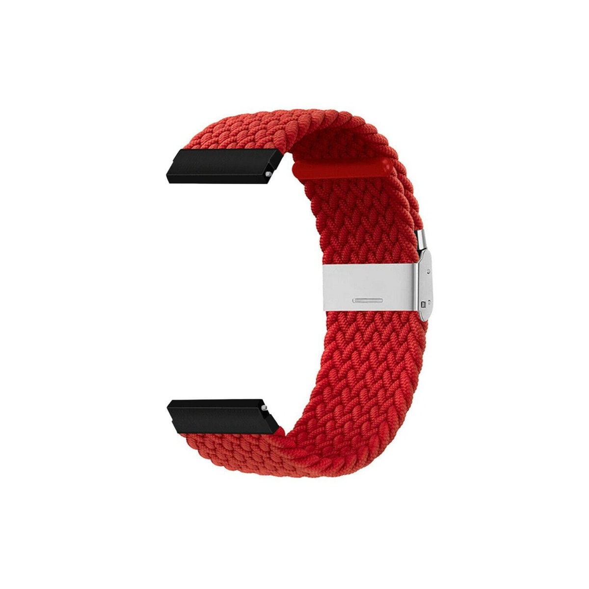 Flettet elastisk armbånd Garmin VivoActive 4 - mørkerød