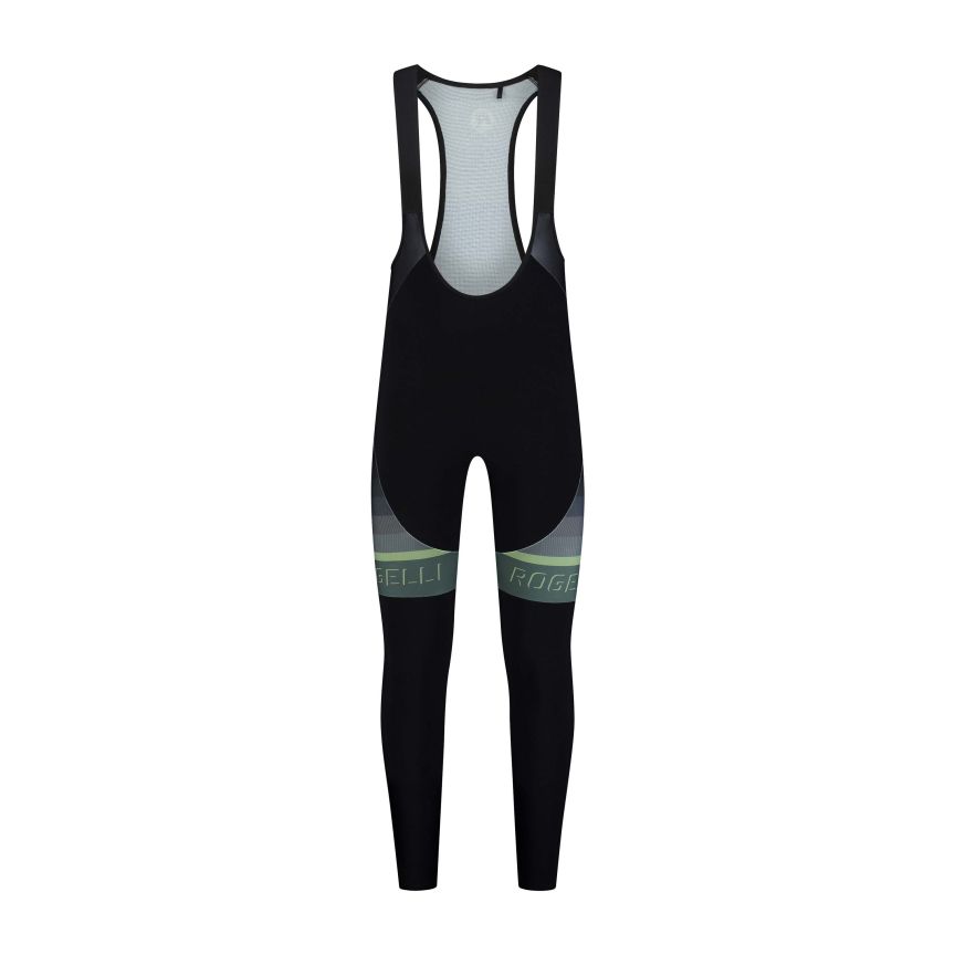 Rogelli Hero II Bibtights, Sort/grøn