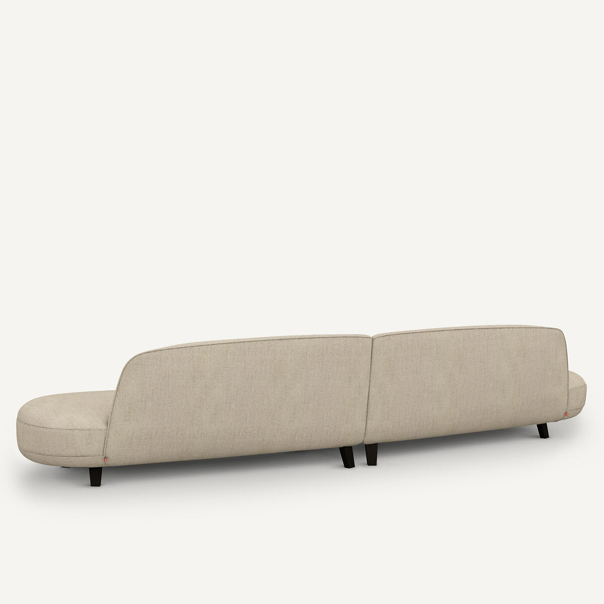 AM.PM<br>Sofá de 6 lugares em linho chambray, design Rosebury E.Gallina