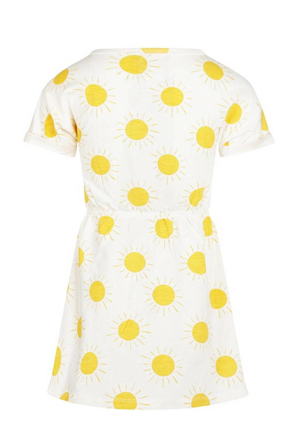 Koko Noko jurk met all over print geel