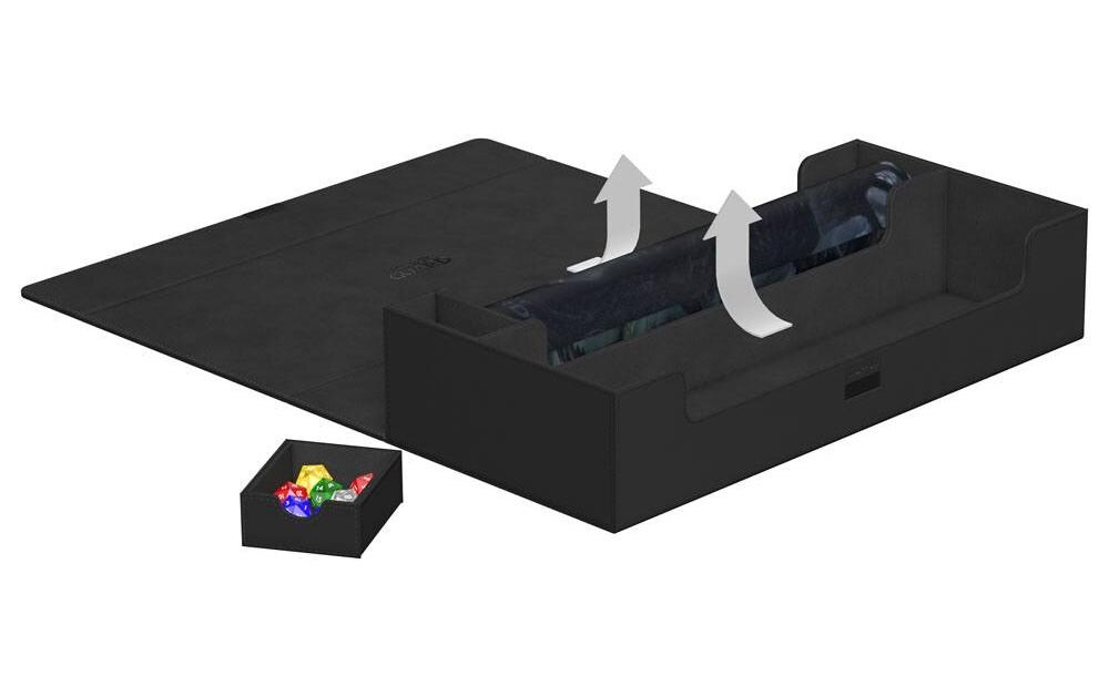 Kartenbox XenoSkin Superhive 550+ SchwarzHochwertige Box für Sammelkarten in Standardgrösse