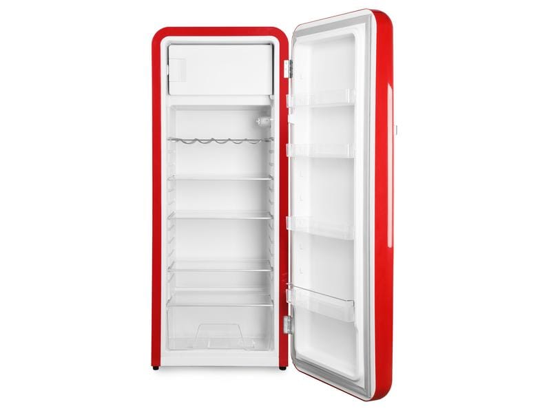 Trisa Kühlschrank Frescolino Classic Rot, Rechts Freistehender Kühlschrank