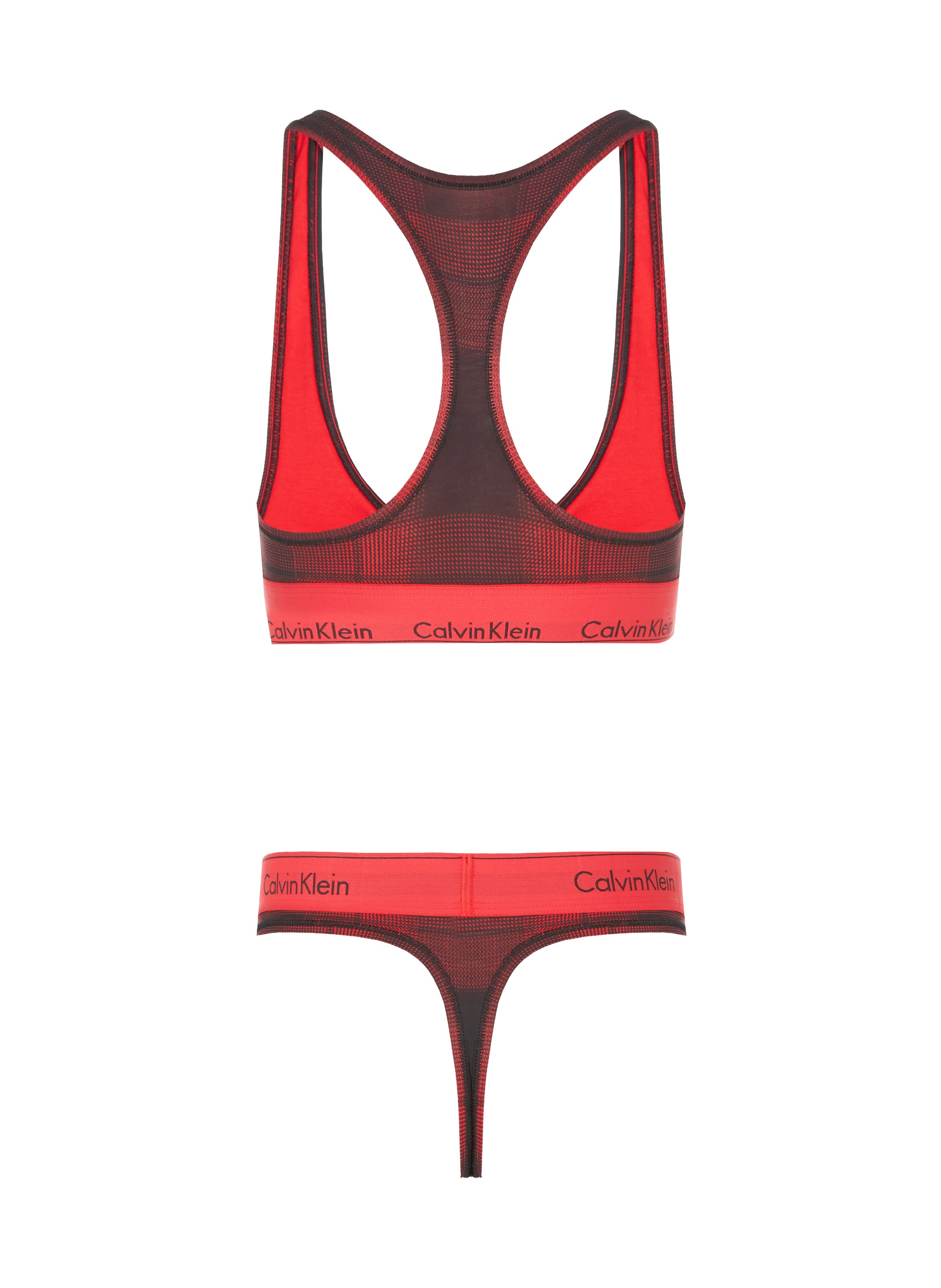 Ensemble brassière et string | Rouge