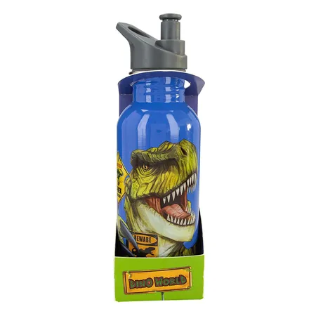 Depesche Dino World Trinkflasche Edelstahl DANGER, 600 ml