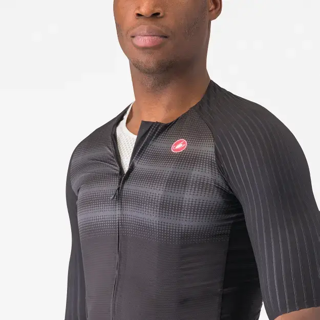 Castelli Aero Race 8S Fietsshirt Korte Mouwen Zwart Heren
