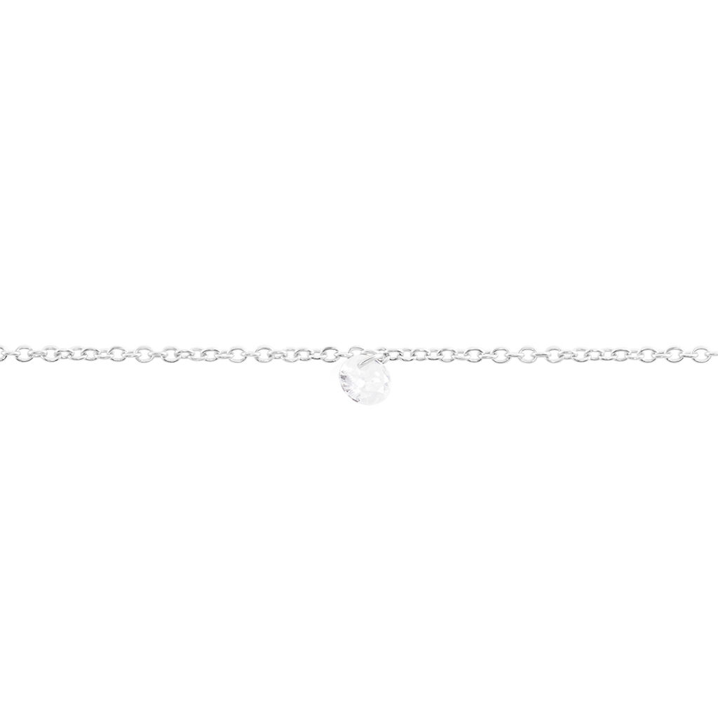 Bracelet Argent Blanc Constantin Oxyde De Zirconium