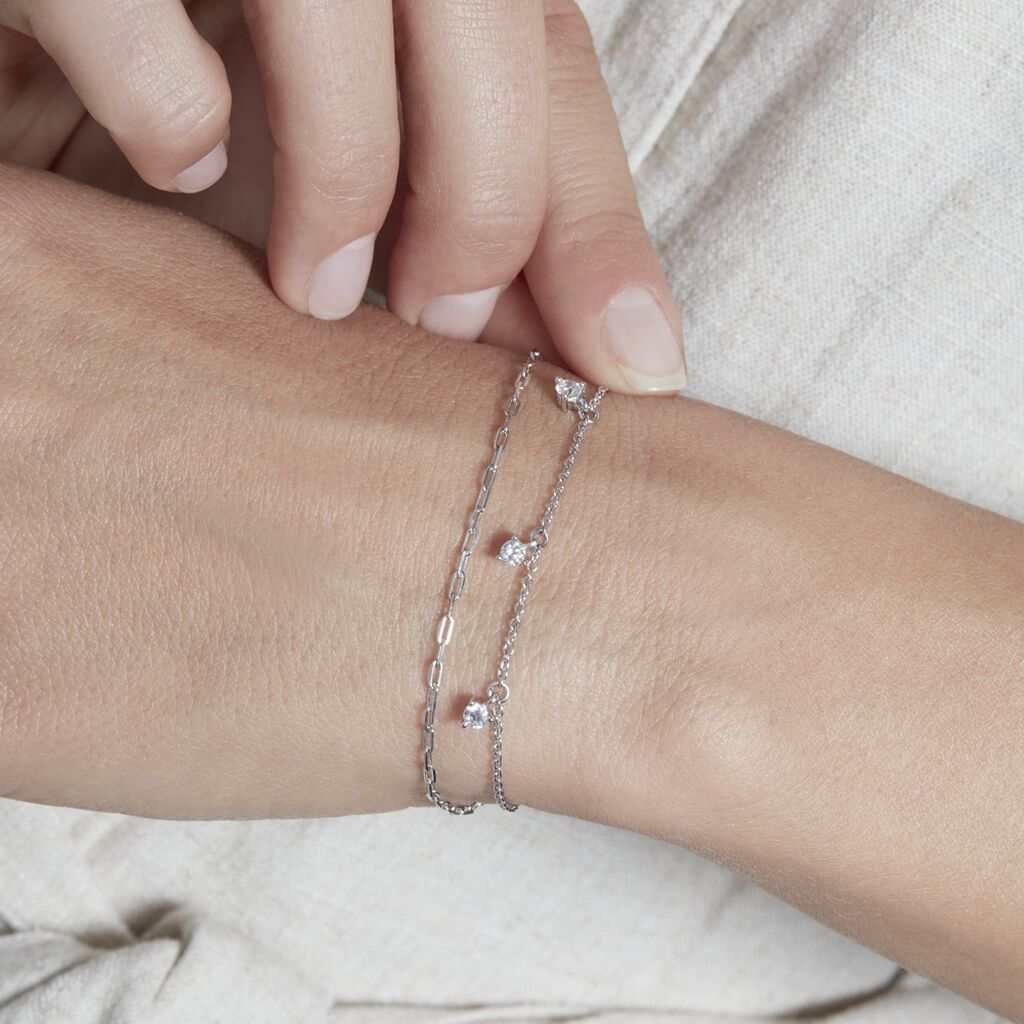 Bracelet Laetita Argent Oxyde