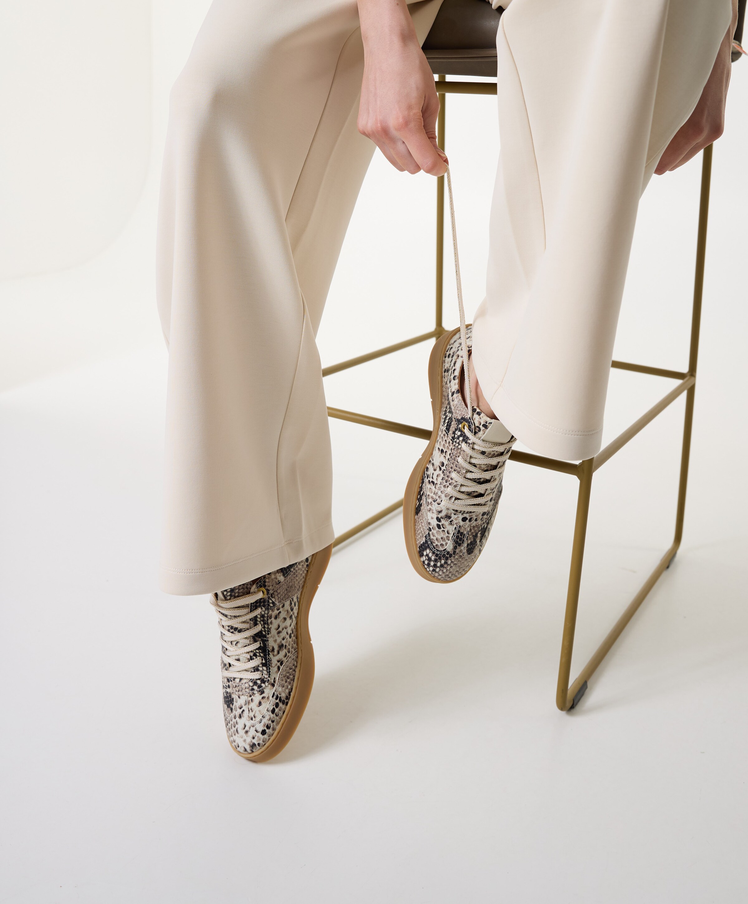 Tango dames sneakers beige