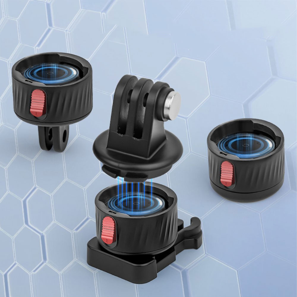 (3er Set) GoPro Magnetische Tripod Stativ Mount Adapter Halterung 1/4