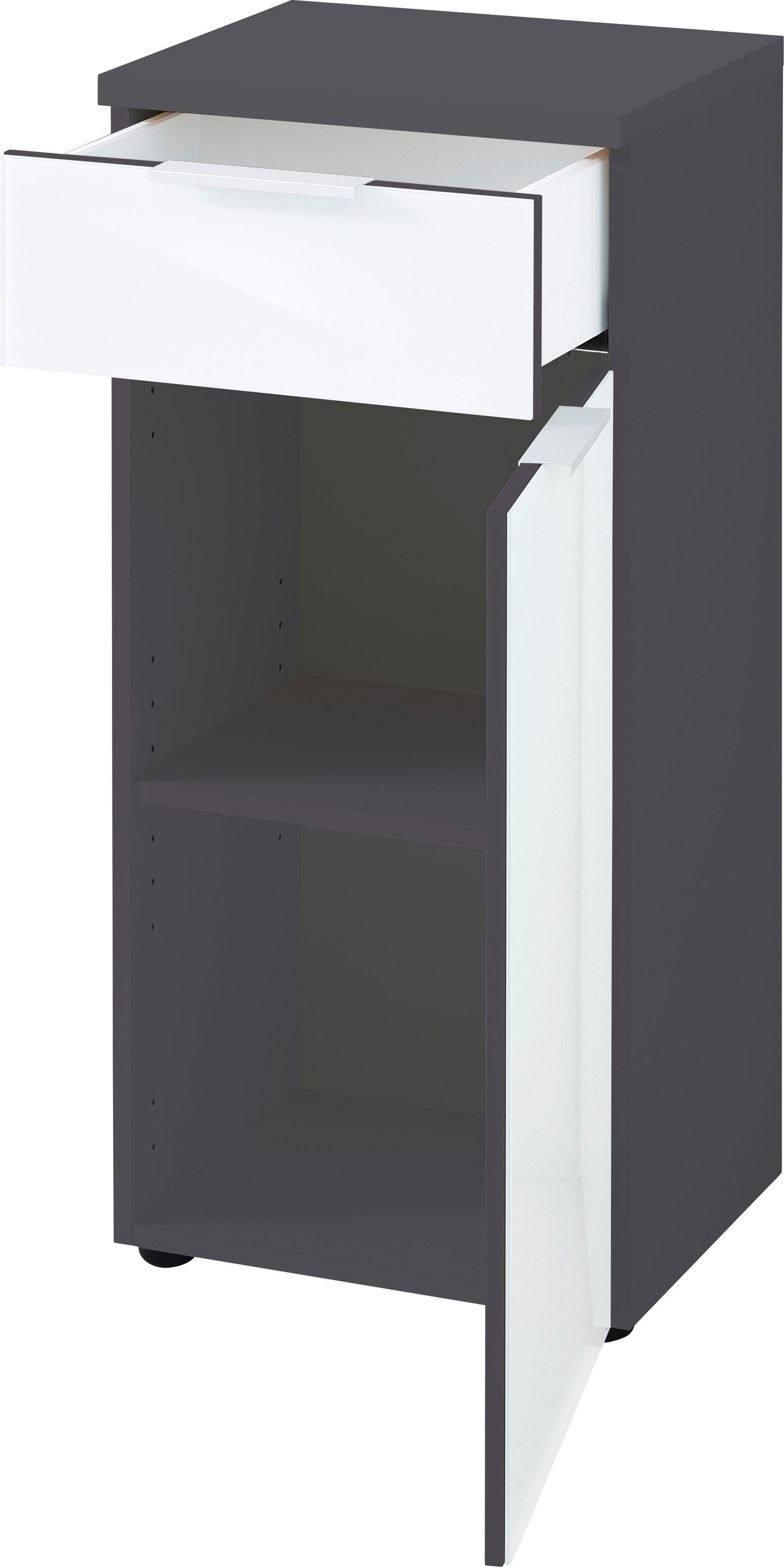 GERMANIA Unterschrank »Pescara« Front mit Glasauflage