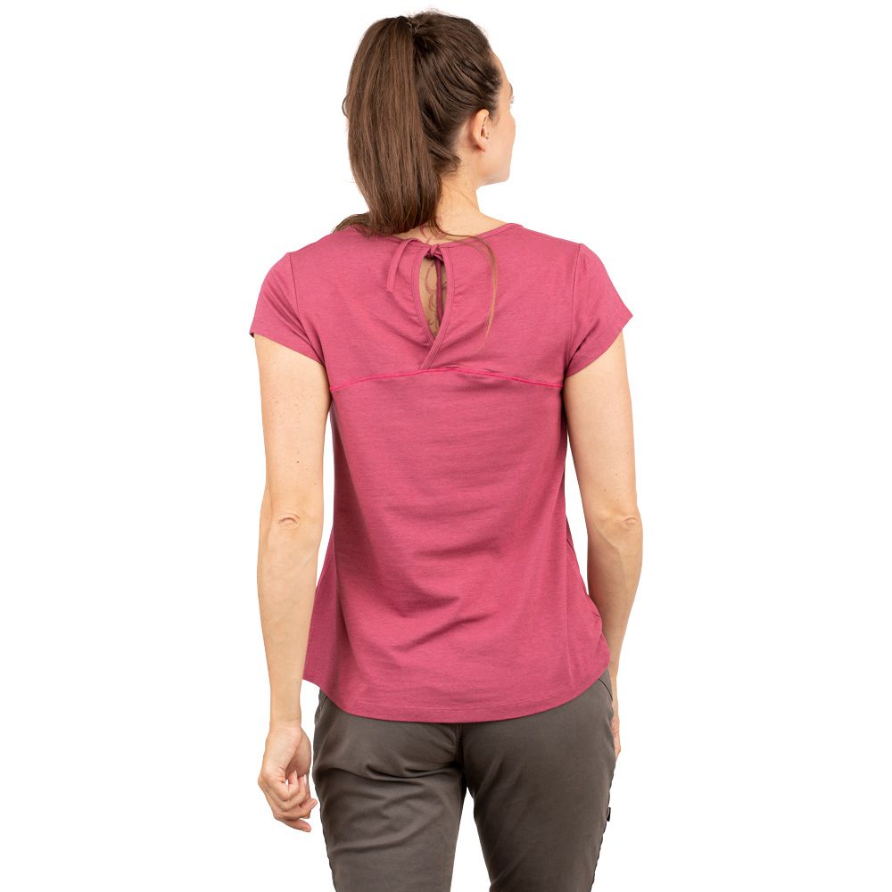 Chillaz Hide the Best Time To Chill Flower T-Shirt Damen dry rose melange