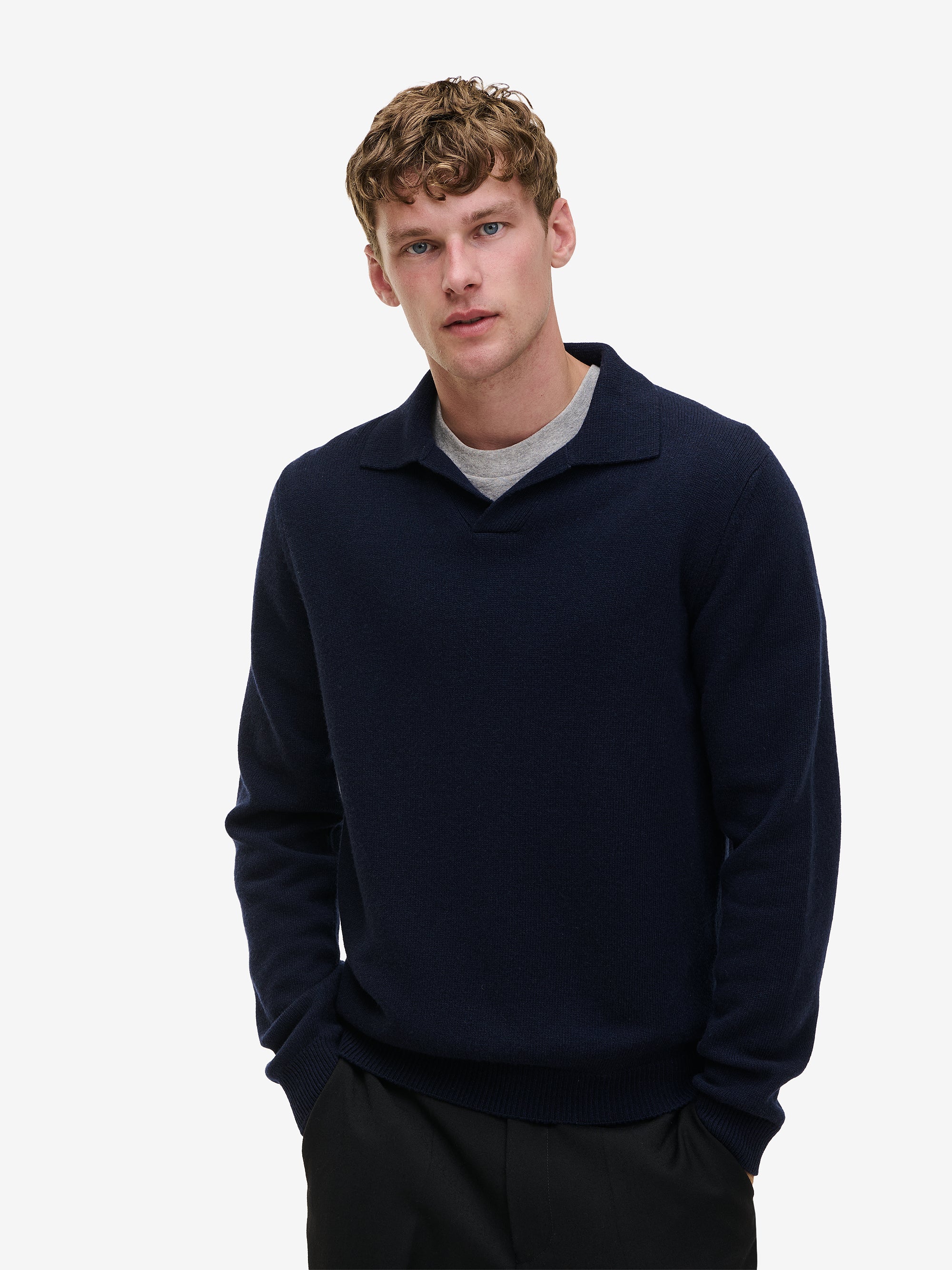Coleford Merino Cashmere KW01009-NVY