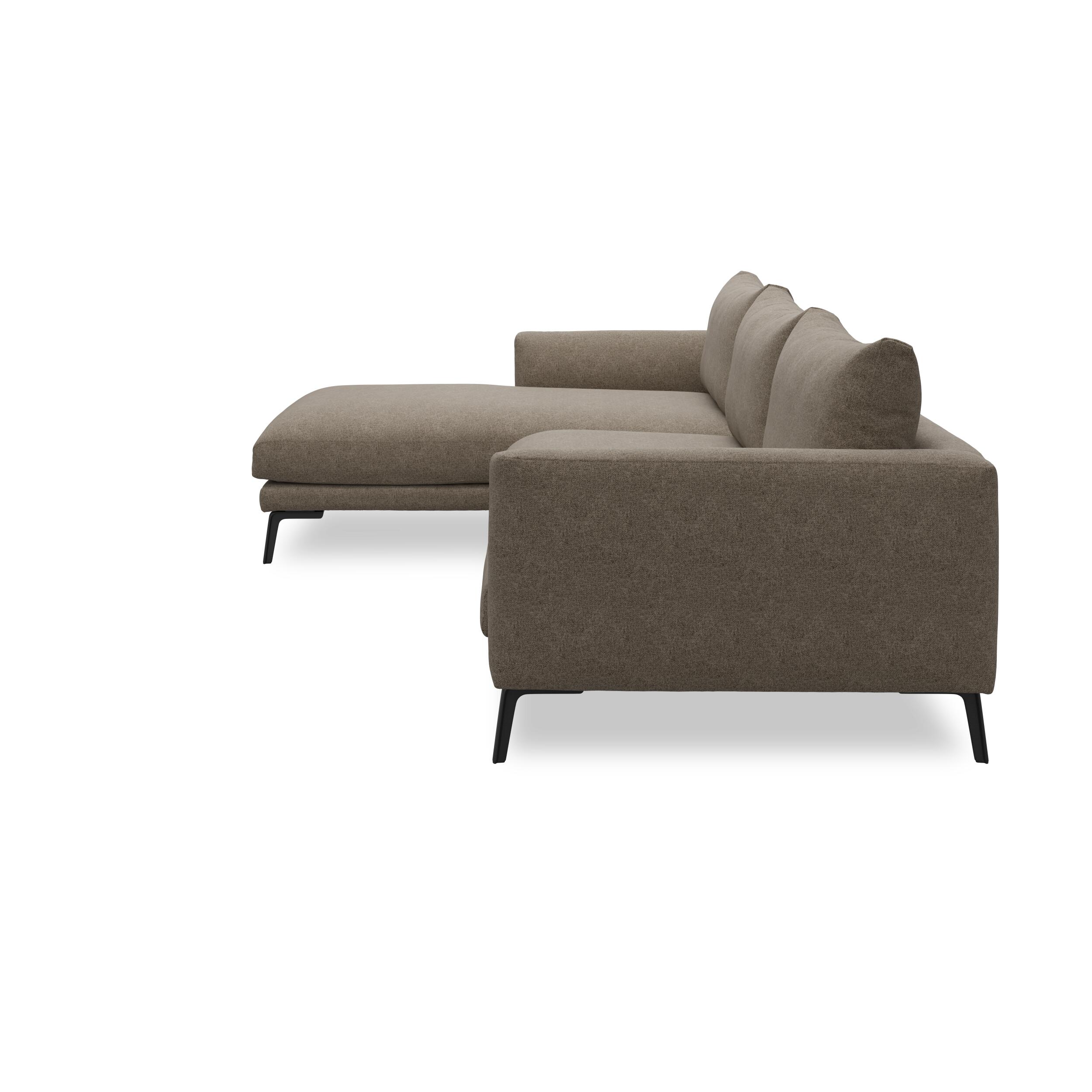Hallsberg venstrevendt sofa med chaiselong