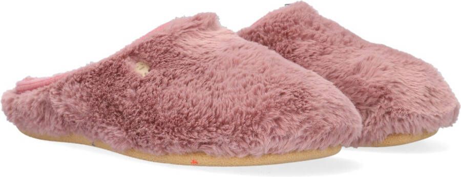 Hot Potatoes pantoffels oudroze Imitatiebont 34
