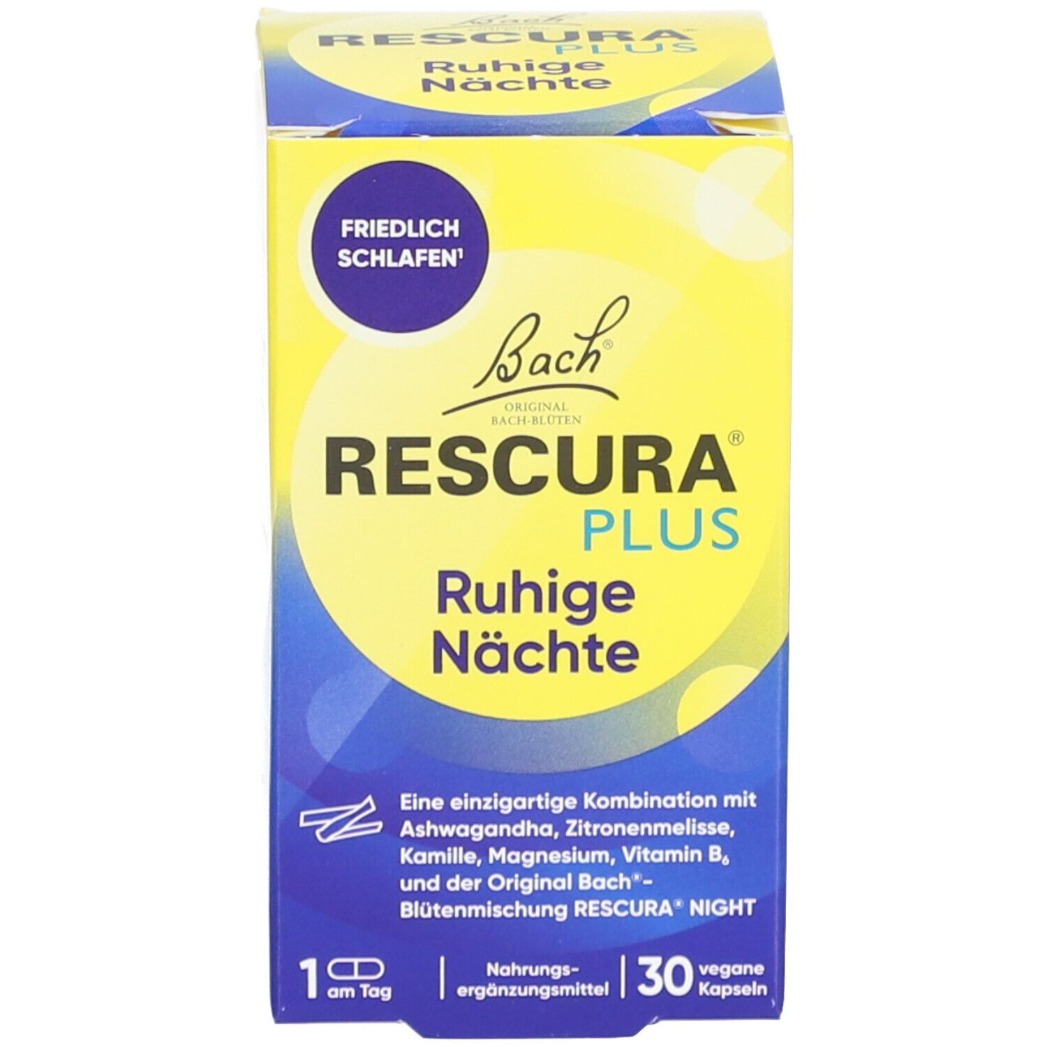 Bach RESCURA® PLUS Ruhige Nächte Bachblüten Kapseln