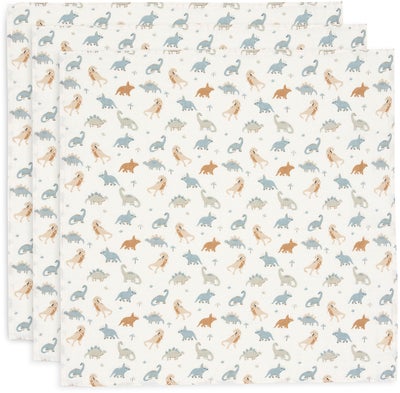 Jollein Musselinteppe 3-Pakk, Roarsome