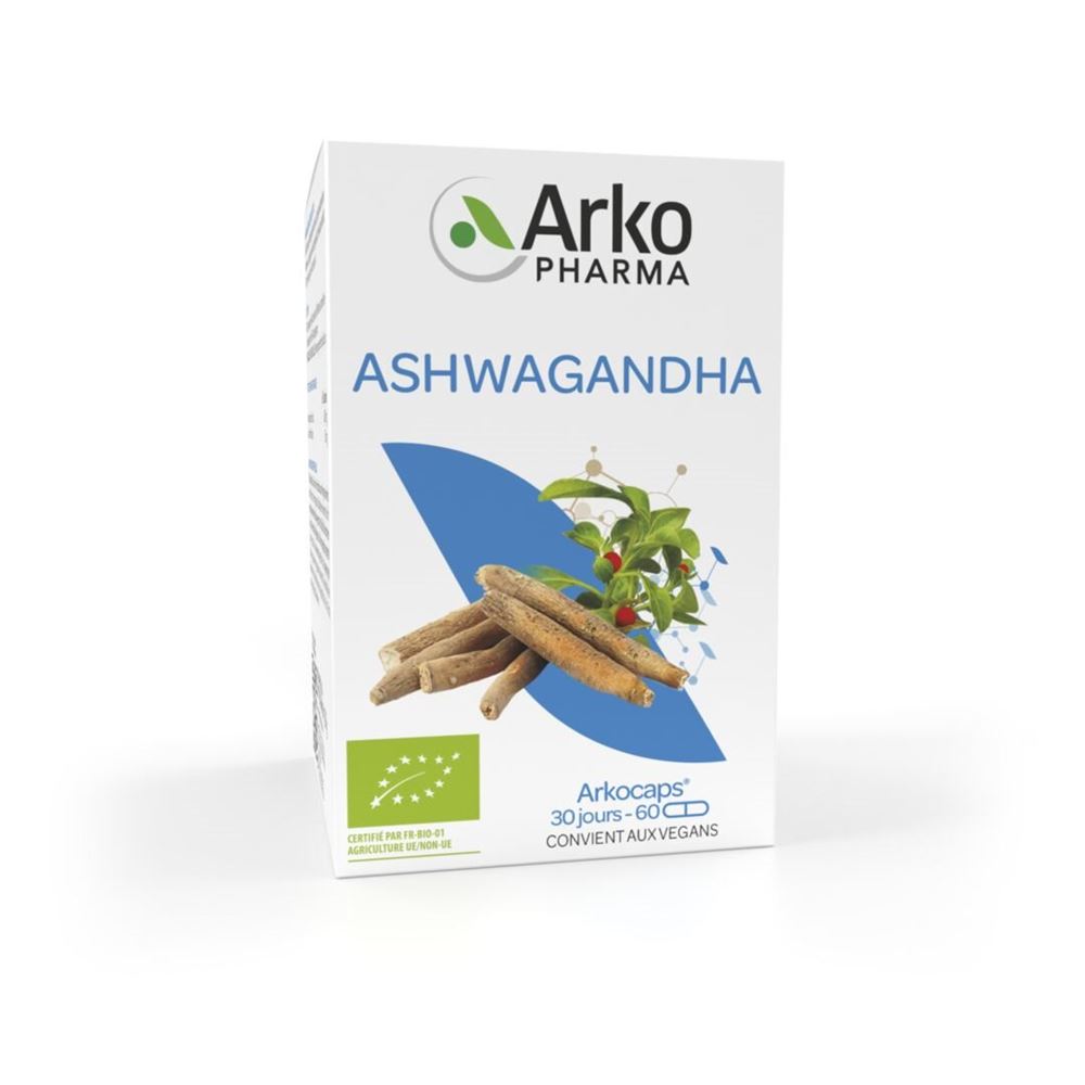 ARKOCAPS Ashwagandha<br>60 Stück, Dose, Kapsel, Bio