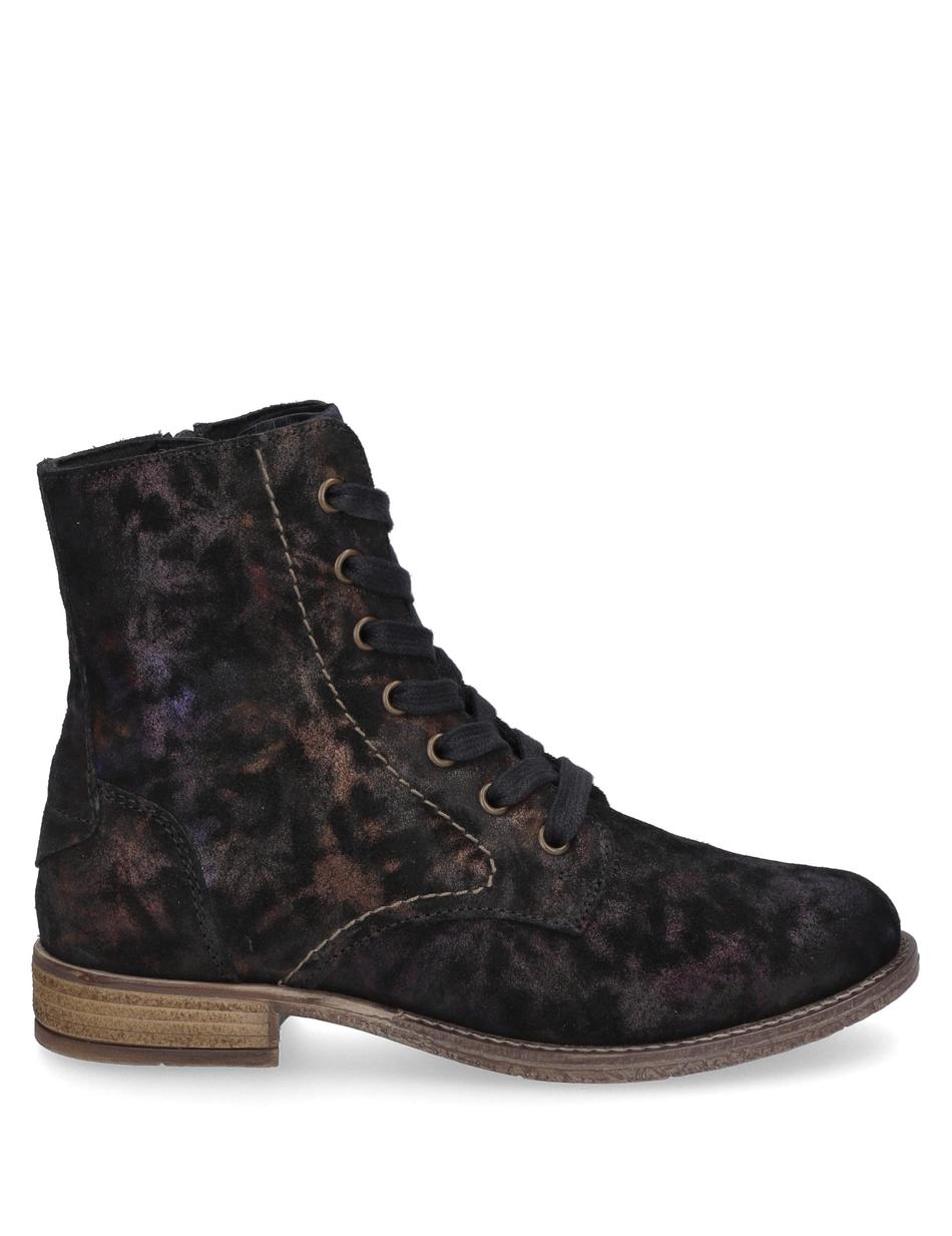Stiefelette Sienna 82, viola-kombi