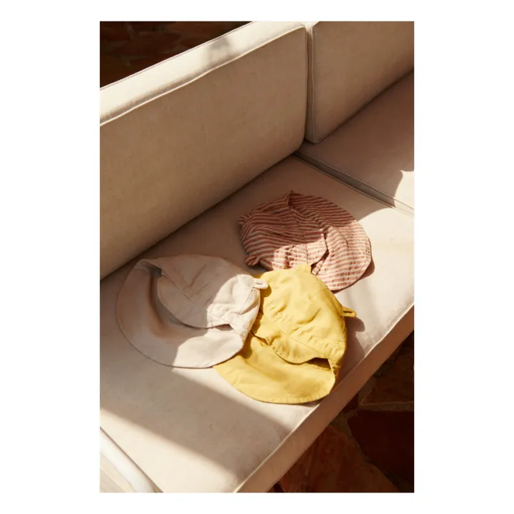 Liewood Chapeau Gorm Lin Coton Bio | Ecru