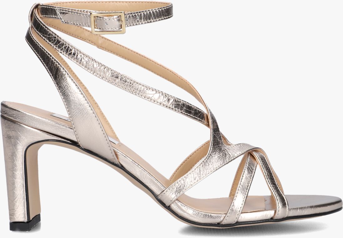 roségouden notre-v sandalen met hak 42527