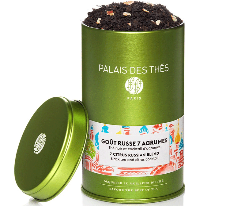 Boîte de 100g Thé noir Goût Russe 7 agrumes - PALAIS DES THÉS