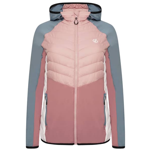 Doudoune randonnée DARE 2B SURMOUNT II WOOL HYBRID W PWDPINK/MESA