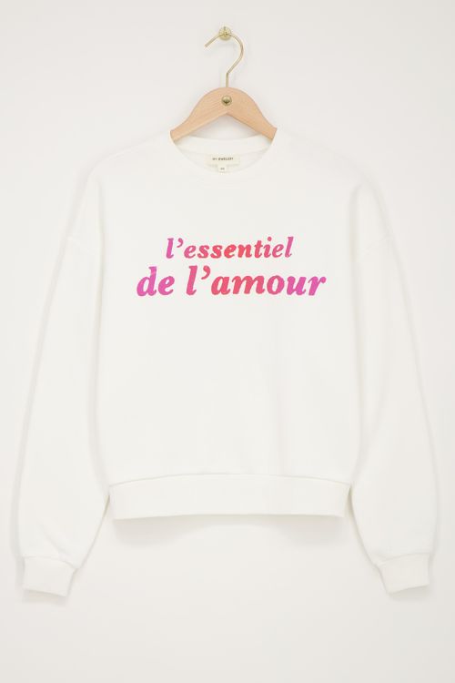 Witte sweater l'essentiel de amour