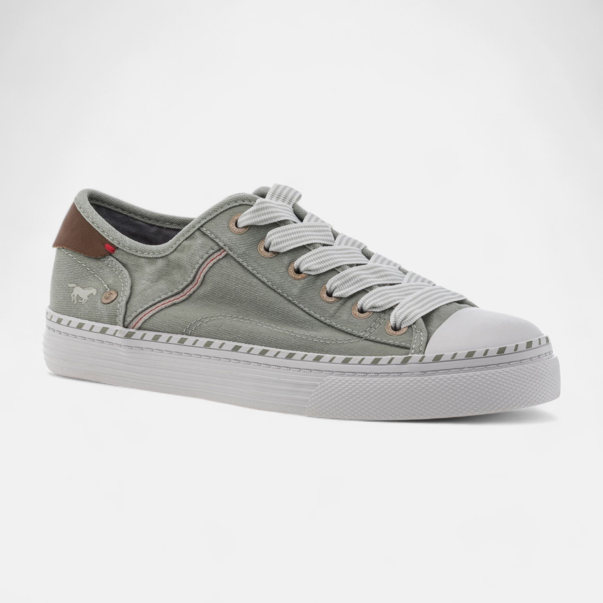 Baskets en toile Femme vert