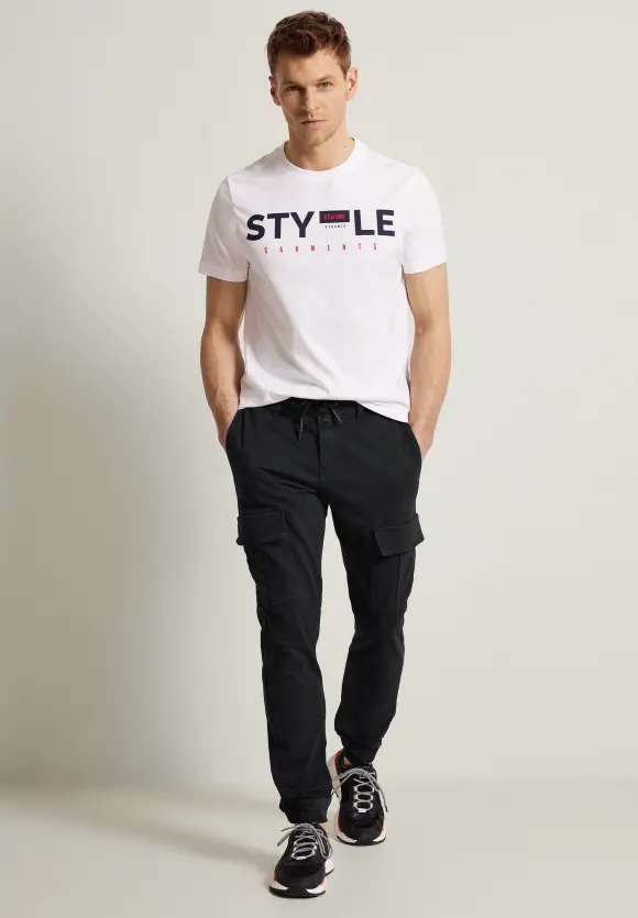 Relaxed Fit Cargo Hose - Black