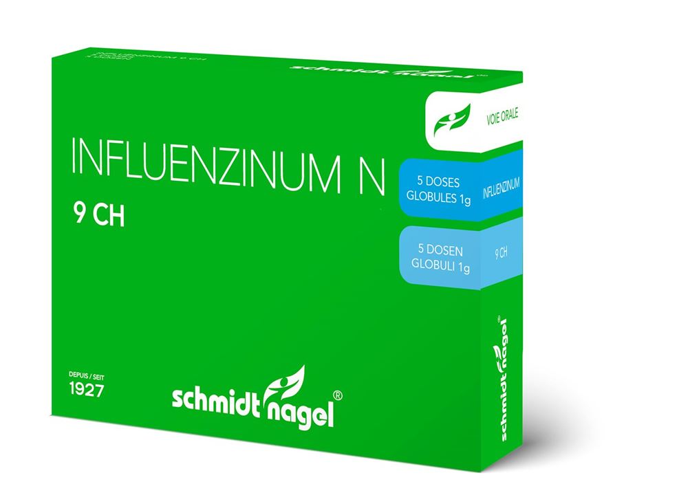 SCHMIDT-NAGEL Influenzinum N Glob 9 CH 1 g