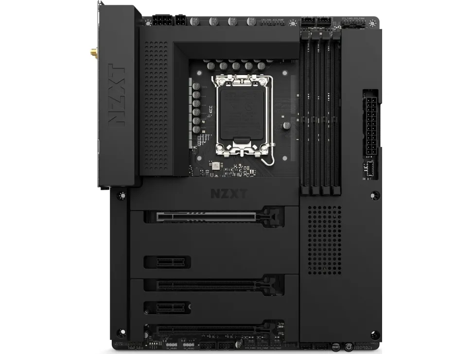NZXT N7 Z790 - Bundkort - ATX - LGA1700 sokkel - Z790 Chipset - USB 3.2 Gen 2, USB 3.2 Gen 1, USB-C 3.2 Gen 2x2 - 2.5 Gigabit LAN - onboard grafik (CPU påkrævet) - HD Audio (8-kanaler)
