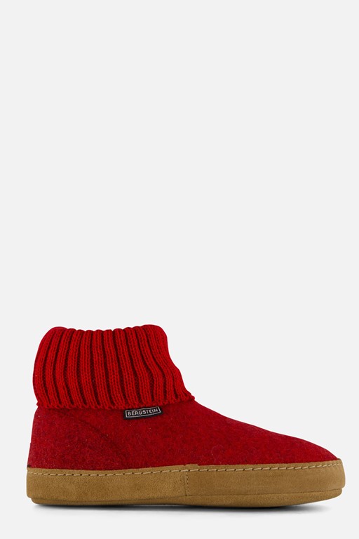 Bergstein cozy lux pantoffels rood