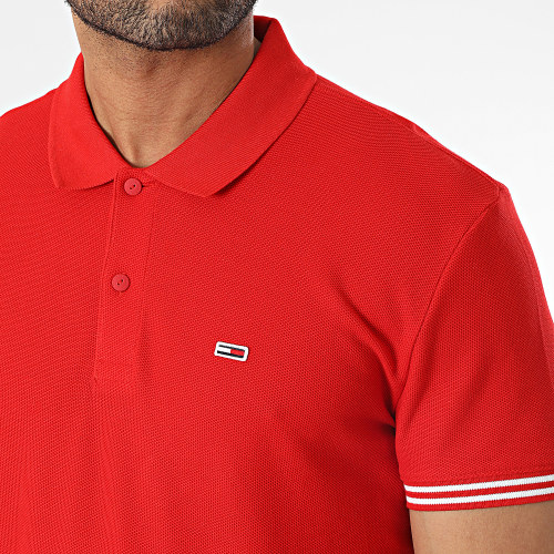 Polo Manches Courtes Classic Tipping 6219 Rouge