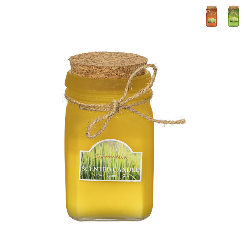 Citronella kaars - diverse varianten - ø6.5x11.5 cm