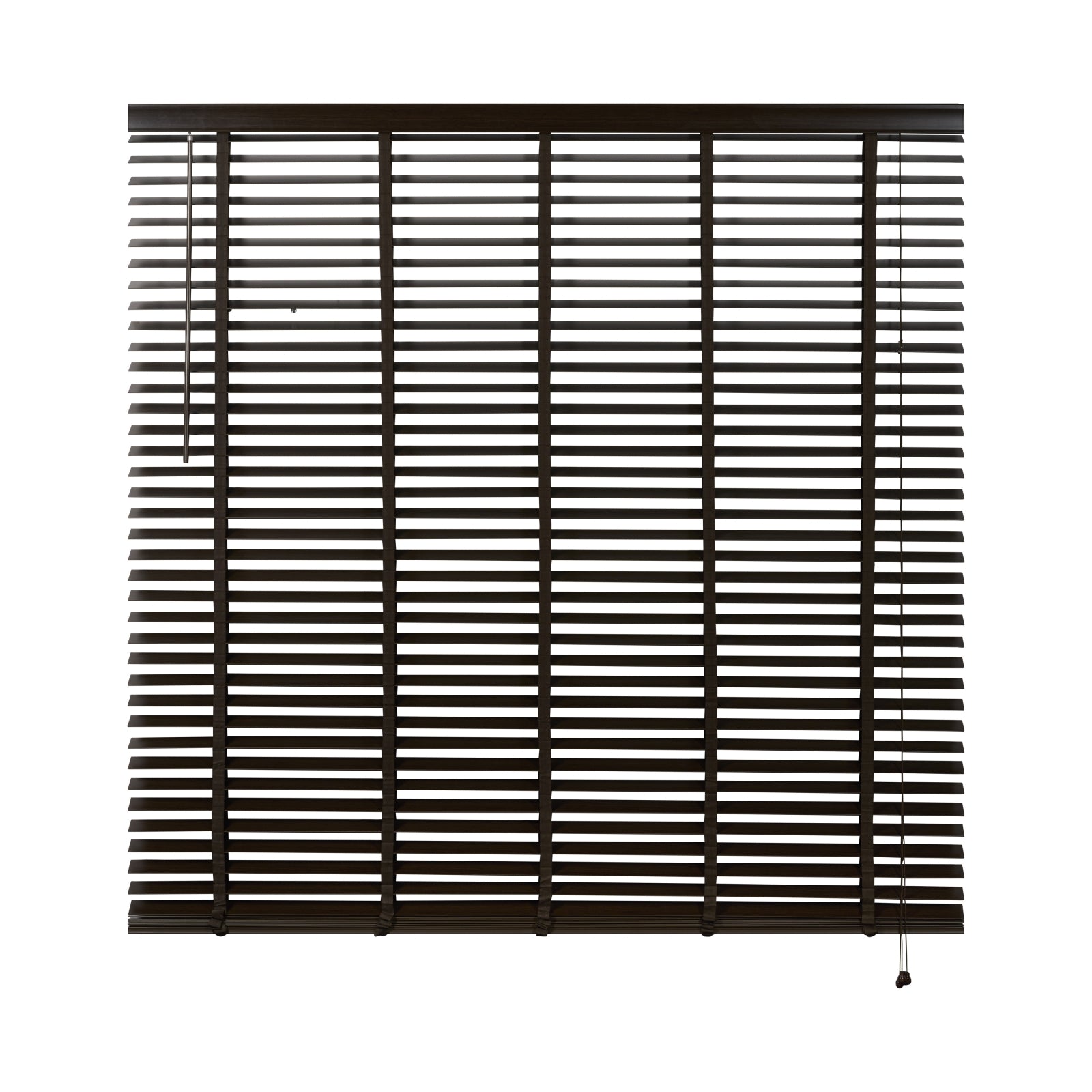 Jaloezie Hout Bruin - Hout - 180x210x5cm (BxHxD)
