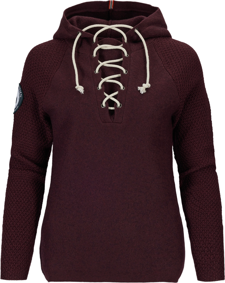 Boiled Hoodie Laced Dame 170/Heather