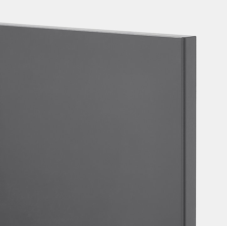Porte de colonne de cuisine Stevia gris anthracite L. 30 cm x H. 150 cm GoodHome