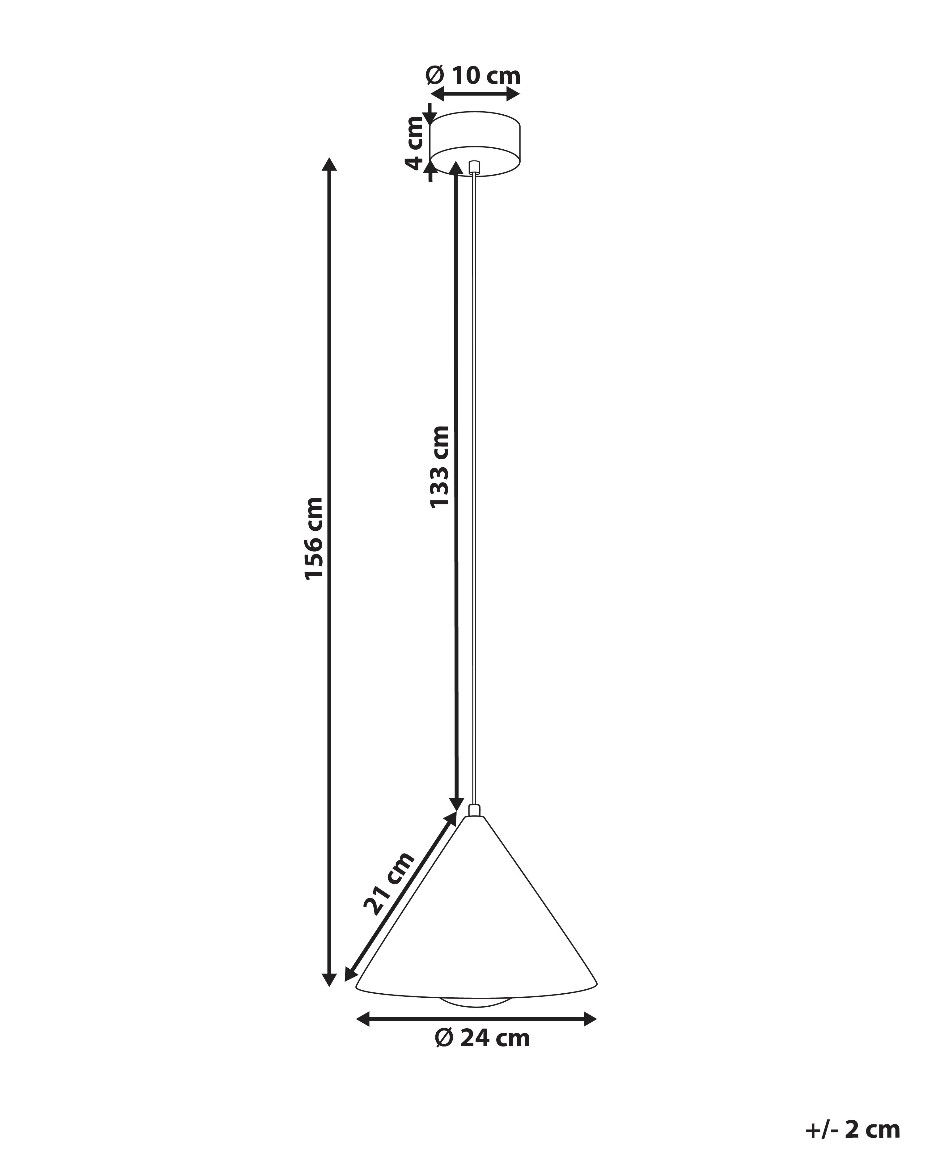 Hanglamp LEYRE Metaal Zwart